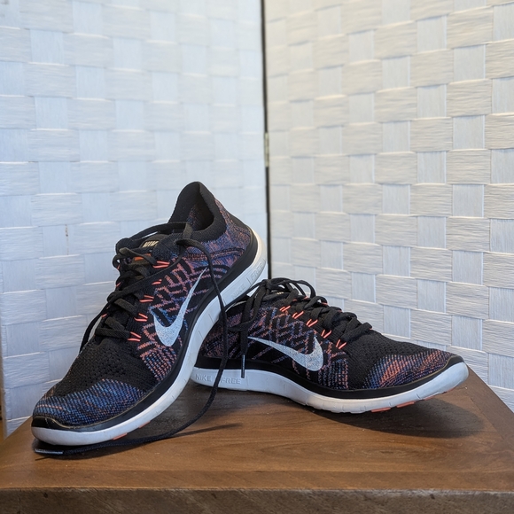 Nike womens Running Shoes free Flyknit 4.0 size 9.5 Excellent Used Cond. - Picture 3 of 9